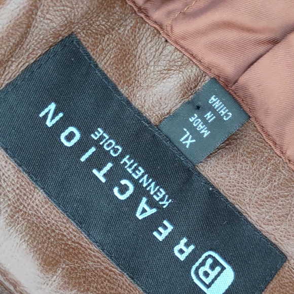 Kenneth Cole Reaction Ladies Luxury Leather Jacket - Picture 17 of 17